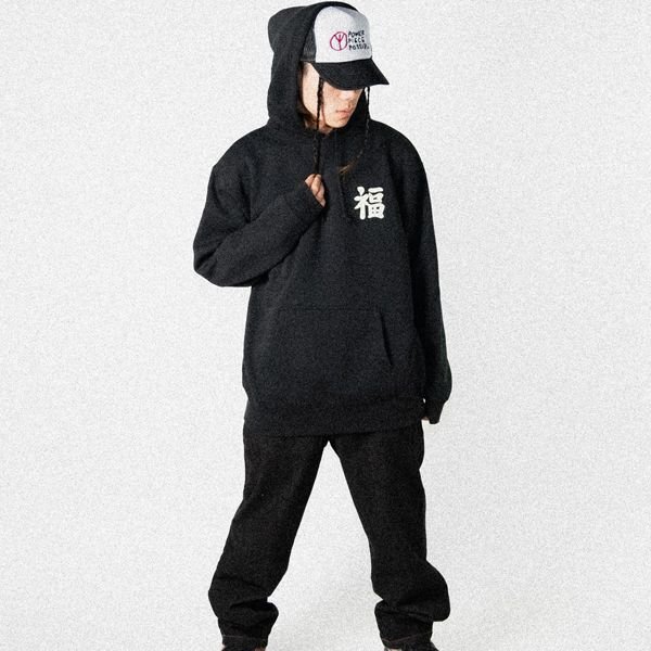 画像11: 【20%OFF】【送料無料】CAPTAIN STREET VT P/Oパーカー BLACK キャプテンストリート (11)