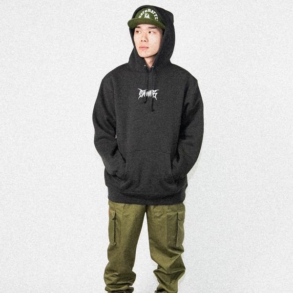 画像13: 【40%OFF】【送料無料】CharlieB チャーリービー DM Logo P/Oパーカー SUMI (13)