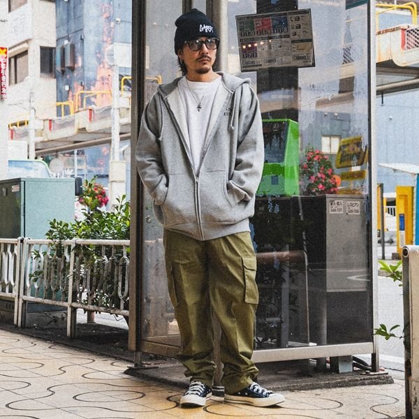 画像7: 【送料無料】CAPTAIN STREET FO ZIPパーカー GRAY キャプテンストリート (7)