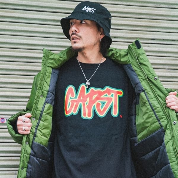 画像9: 【20％OFF】CAPTAIN STREET Rasta CAPST L/S Tシャツ BLACK キャプテンストリート (9)