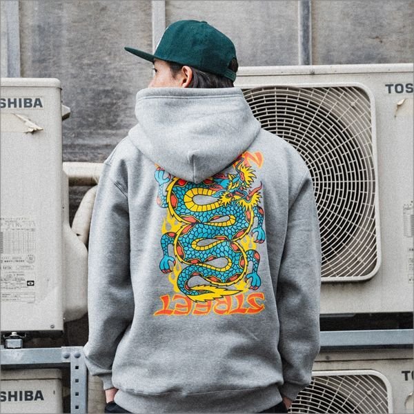 画像14: 【送料無料】CAPTAIN STREET TD P/Oパーカー GRAY キャプテンストリート (14)