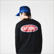 画像7: CAPTAIN STREET Oval Logo L/S Tシャツ BLACK キャプテンストリート (7)