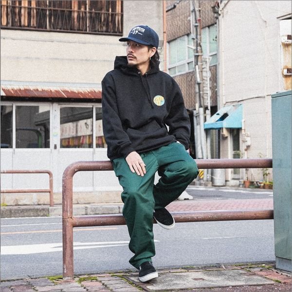 画像13: 【送料無料】CAPTAIN STREET TD P/Oパーカー BLACK キャプテンストリート (13)