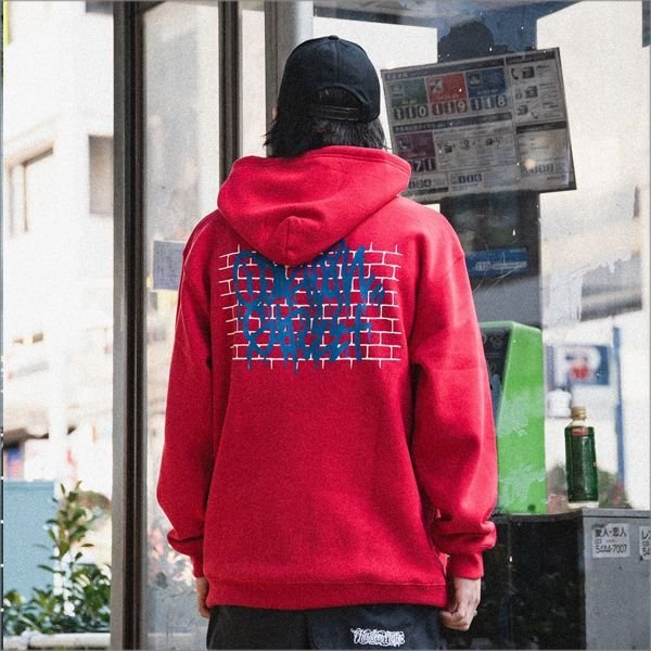 画像11: 【20％OFF】【送料無料】CAPTAIN STREET Wall P/Oパーカー RED キャプテンストリート (11)