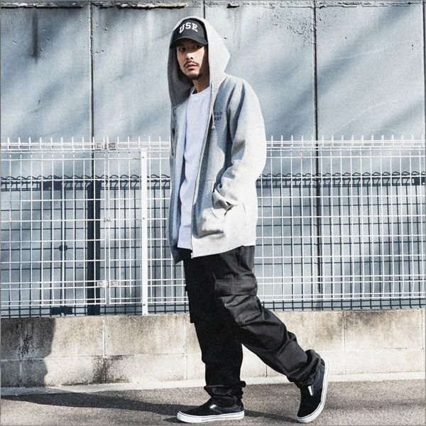 画像10: 【送料無料】CAPTAIN STREET FO ZIPパーカー GRAY キャプテンストリート (10)