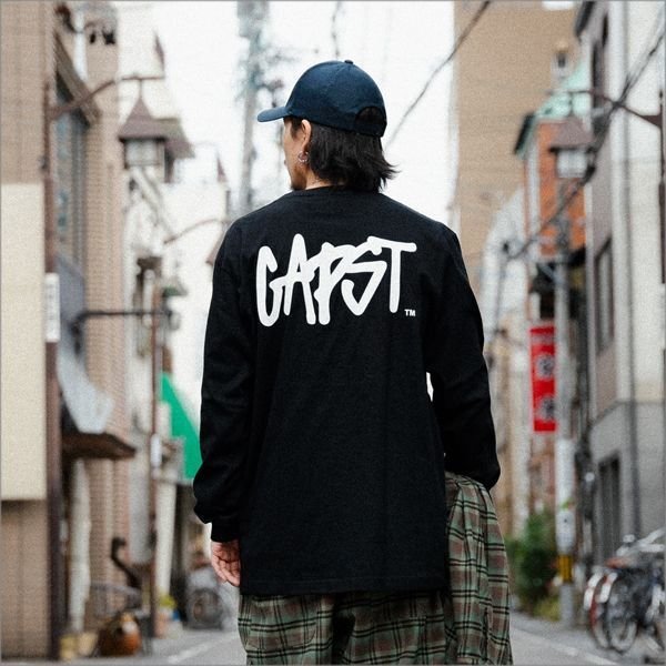 画像7: CAPTAIN STREET CAPST Logo L/S Tシャツ BLACK キャプテンストリート (7)