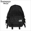 画像1: 【送料無料】KustomStyle カスタムスタイル BANDANA BACK PACK BLACK/BLACK (1)