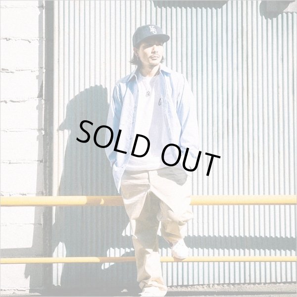 画像12: 【50％OFF】CAPTAIN STREET LOW LIFE L/S ワークシャツ L.BLUE キャプテンストリート (12)