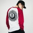 画像12: CAPTAIN STREET 8Ball Raglan L/S Tシャツ BURGUNDY キャプテンストリート (12)