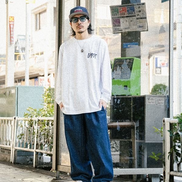 画像8: CAPTAIN STREET CAPST Logo L/S Tシャツ WHITE キャプテンストリート (8)
