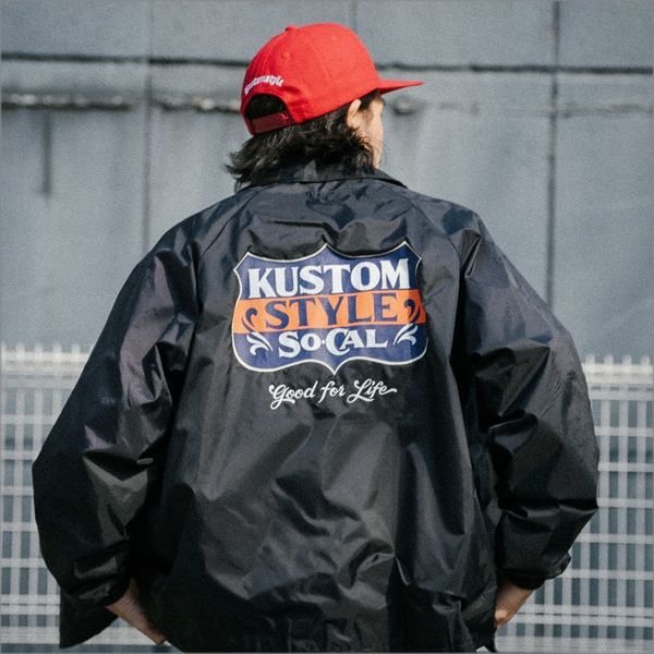 画像8: 【送料無料】KustomStyle カスタムスタイル GOOD FOR LIFE コーチJKT BLACK (8)