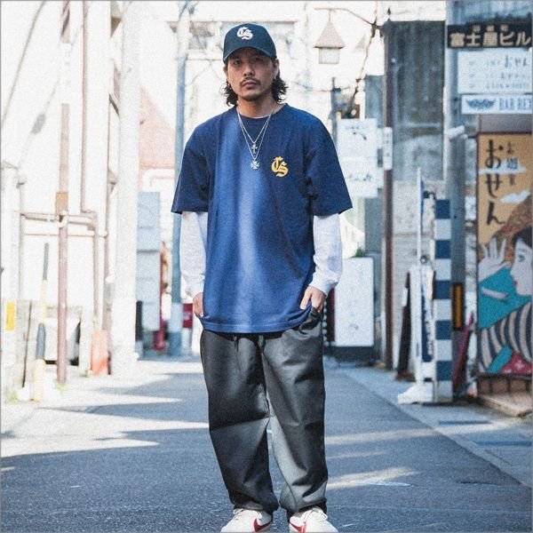 画像7: 【20％OFF】CAPTAIN STREET Old CS Tシャツ INDIGO キャプテンストリート (7)