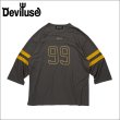 画像1: Deviluse デビルユース Football Tシャツ CHARCOAL (1)