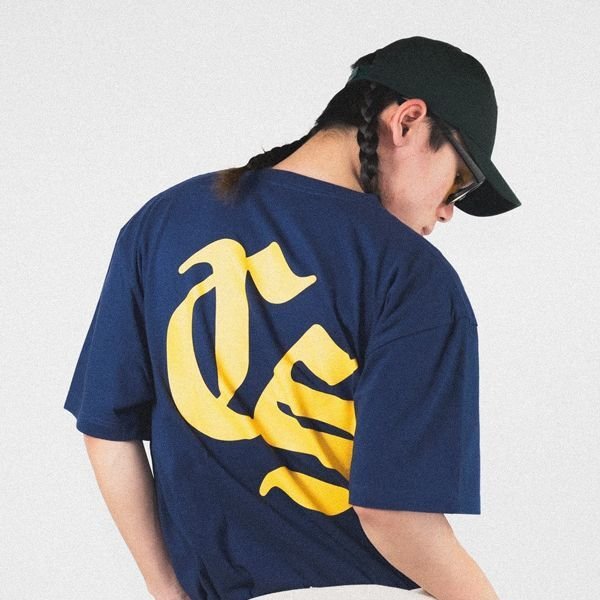 画像10: 【20％OFF】CAPTAIN STREET Old CS Tシャツ INDIGO キャプテンストリート (10)
