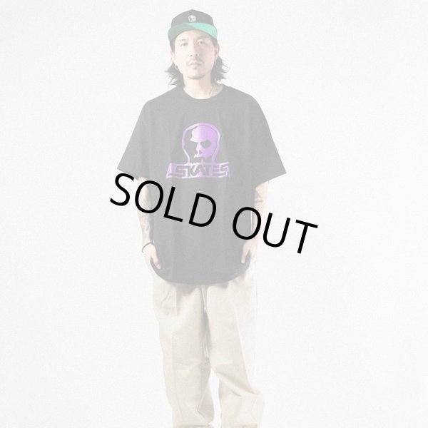 画像8: 【送料無料】SKULL SKATES スカルスケーツ Tシャツ BLACKxPURPLE (8)
