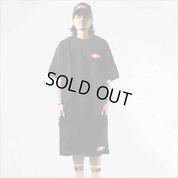 画像7: 【20%OFF】【送料無料】CAPTAIN STREET Oval Logo スウェットTシャツ BLACK キャプテンストリート  (7)