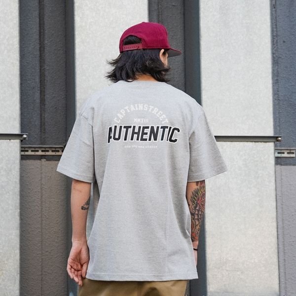 画像8: 【20％OFF】CAPTAIN STREET AUTHENTIC Tシャツ GRAY キャプテンストリート (8)
