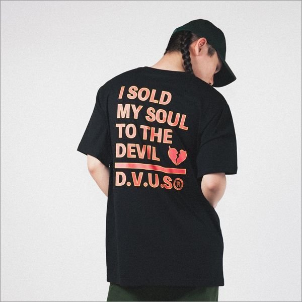 画像7: 【40％OFF】Deviluse デビルユース Heartaches Tシャツ BLACK (7)