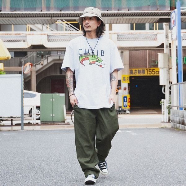 画像14: 【50％OFF】 CharlieB チャーリービー Snake Tシャツ ASH (14)