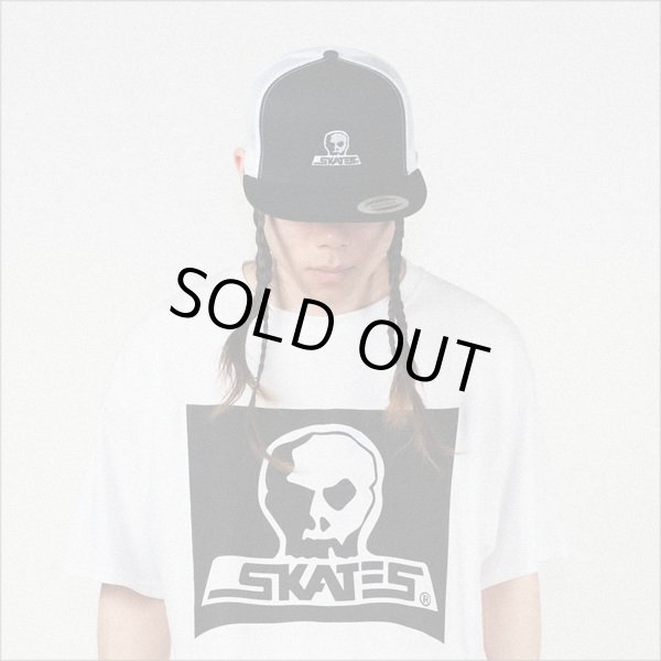 画像5: 【送料無料】SKULL SKATES スカルスケーツ ロゴ メッシュキャップ BLACK/WHITE (5)