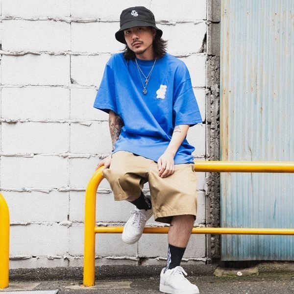 画像11: 【20%OFF】CAPTAIN STREET Hand Sign Tシャツ BLUE キャプテンストリート (11)