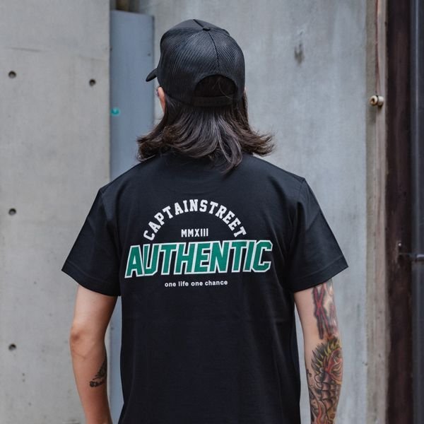 画像11: 【20%OFF】CAPTAIN STREET AUTHENTIC Tシャツ BLACK キャプテンストリート (11)