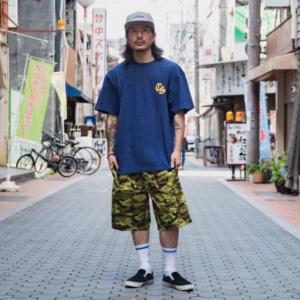画像11: 【20％OFF】CAPTAIN STREET Old CS Tシャツ INDIGO キャプテンストリート (11)