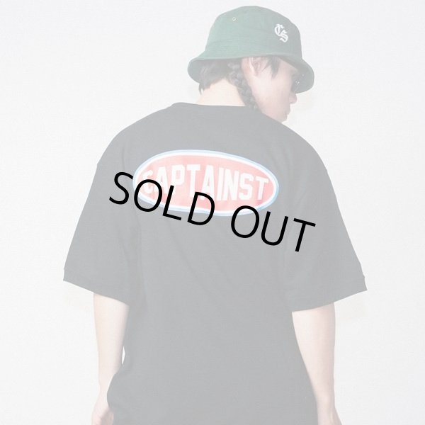 画像9: 【20%OFF】【送料無料】CAPTAIN STREET Oval Logo スウェットTシャツ BLACK キャプテンストリート  (9)