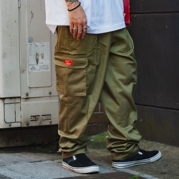 画像10: 【送料無料】COOKMAN クックマン Chef カーゴパンツ KHAKI (10)