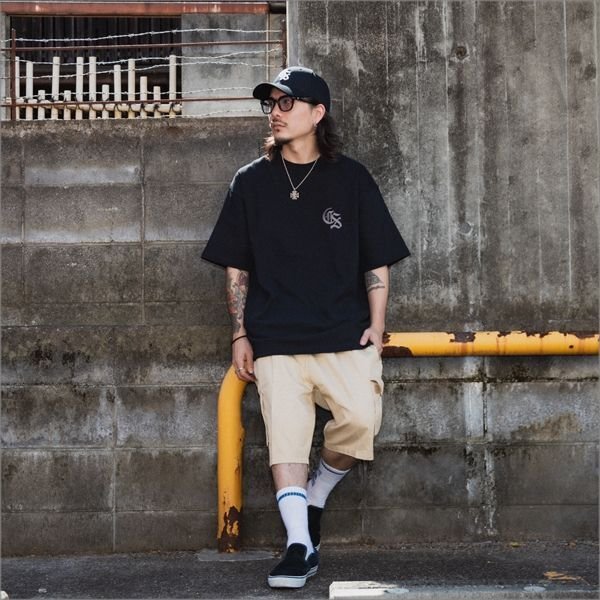 画像4: CAPTAIN STREET Classic CS ヘヴィーウェイトBIG Tシャツ BLACK キャプテンストリート (4)