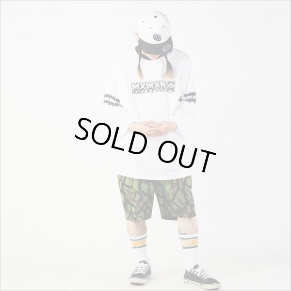 画像6: 【40％OFF】MxMxM マジカルモッシュミスフィッツ MxMxM どろどろ FOOTBALL Tシャツ WHITE (6)