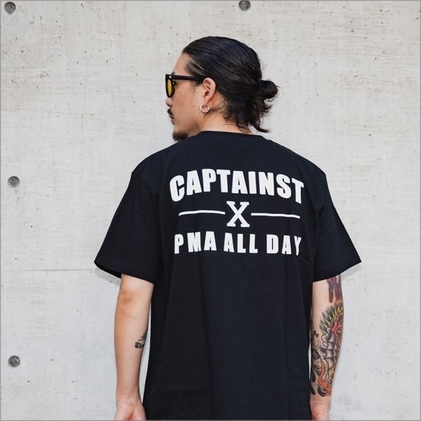 画像9: 【20％OFF】CAPTAIN STREET X Tシャツ BLACK キャプテンストリート (9)