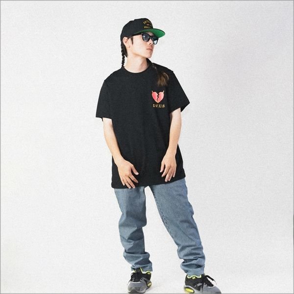 画像9: 【40％OFF】Deviluse デビルユース Heartaches Tシャツ BLACK (9)