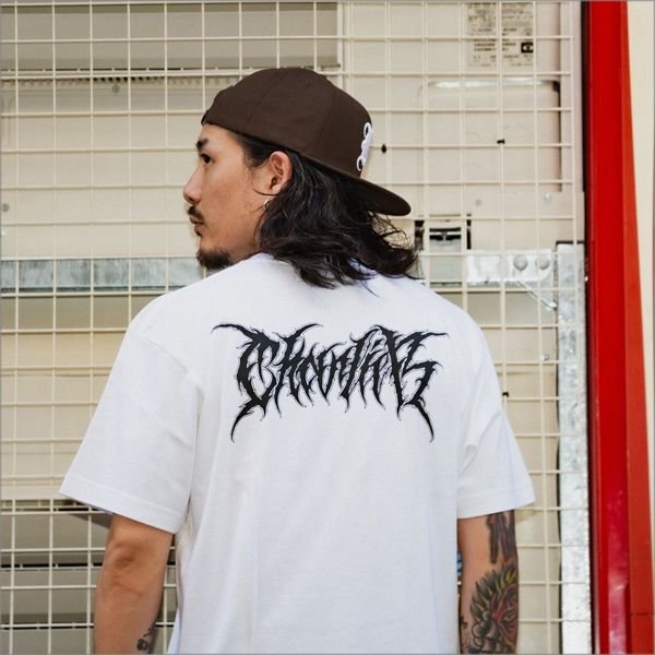 画像11: 【50％OFF】CharlieB チャーリービー DM Logo Tシャツ WHITE (11)