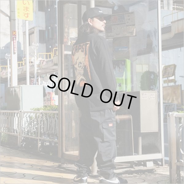 画像7: CAPTAIN STREET Skull CTK L/S Tシャツ BLACK キャプテンストリート (7)