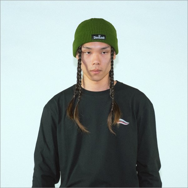90's old stussy ビーニー 刺繍ロゴ 菅田将暉着用モデル USA製
