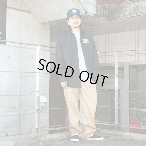 画像13: 【50％OFF】CAPTAIN STREET LOW LIFE L/S ワークシャツ BLACK キャプテンストリート (13)