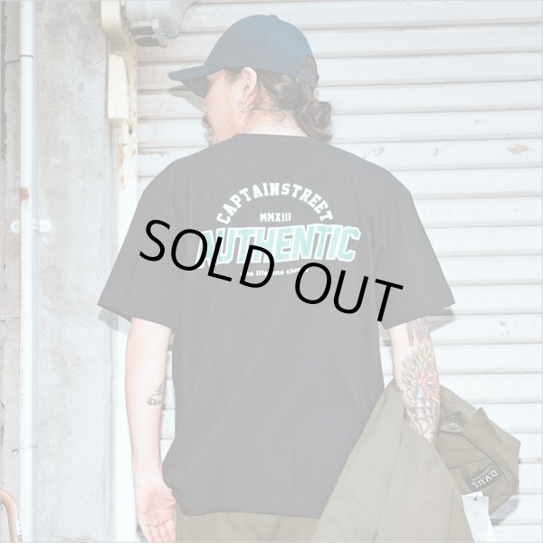 画像12: 【20％OFF】CAPTAIN STREET AUTHENTIC Tシャツ BLACK キャプテンストリート (12)