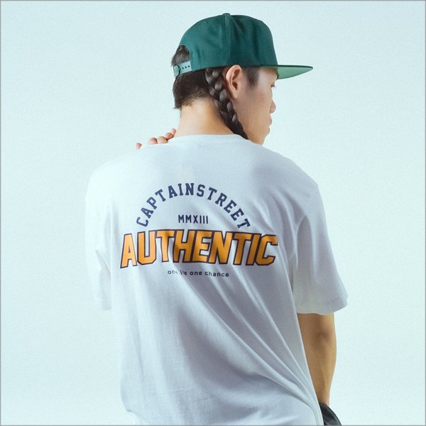 画像11: 【20％OFF】CAPTAIN STREET AUTHENTIC Tシャツ WHITE キャプテンストリート (11)