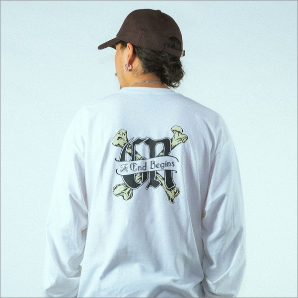 画像7: GoneR ゴナー GoneR feat.Yohji L/S Tシャツ WHITE (7)