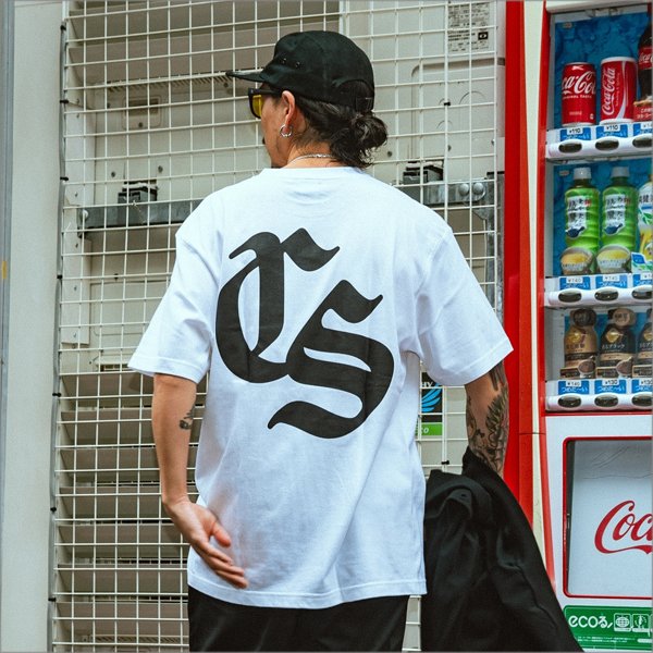画像15: 【20％OFF】CAPTAIN STREET Old CS Tシャツ WHITE キャプテンストリート (15)