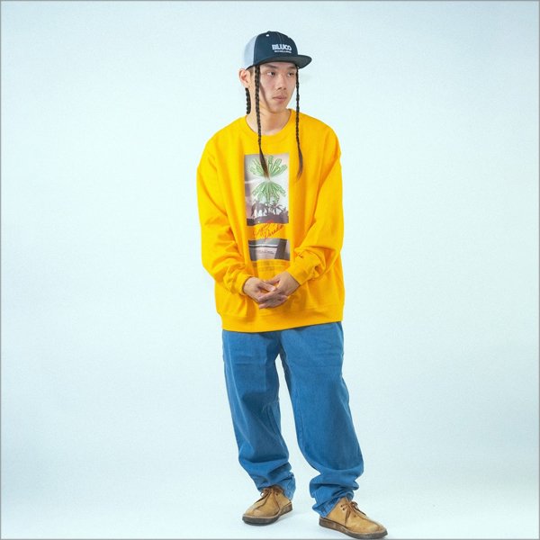 画像7: 【送料無料】KustomStyle カスタムスタイル BROWNYARD&SUNSHINE クルーネックスウェット GOLD (7)