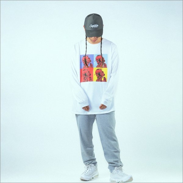 画像6: GoneR ゴナー Rose Jesus L/S Tシャツ WHITE (6)