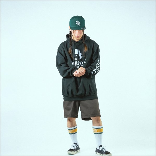 画像10: 【送料無料】SKULL SKATES スカルスケーツ HARDCORE P/Oパーカー BLACK (10)