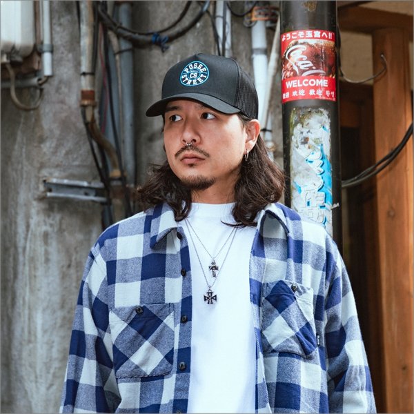 画像6: CAPTAIN STREET POSSE メッシュキャップ BLACK キャプテンストリート (6)