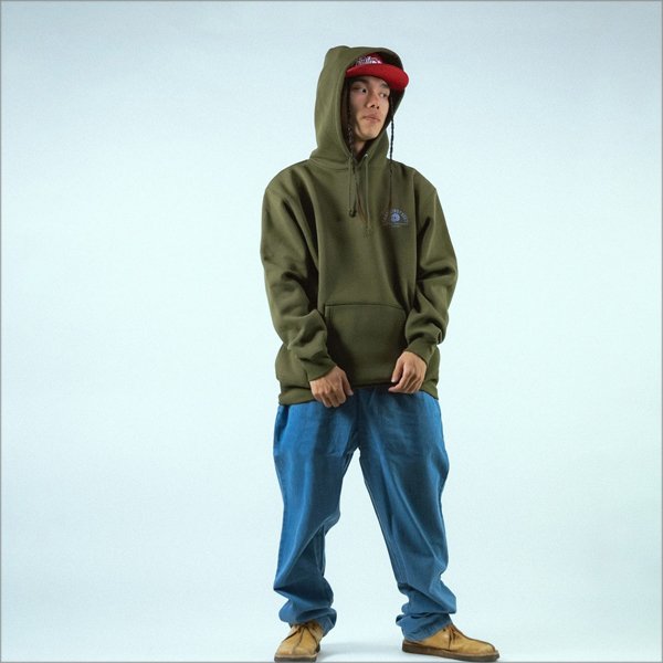 画像9: 【送料無料】CAPTAIN STREET Skull Head P/Oパーカー OLIVE キャプテンストリート (9)
