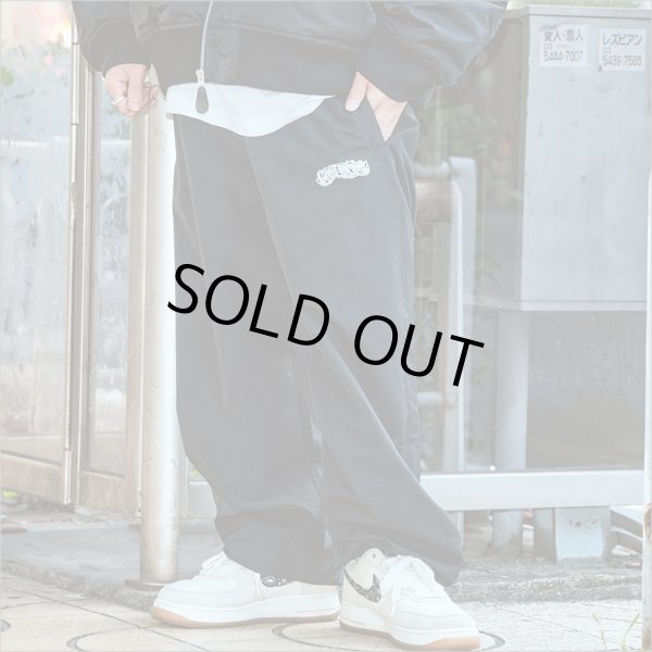 画像5: 【送料無料】CAPTAIN STREET Lettering ナイロンパンツ BLACK キャプテンストリート (5)