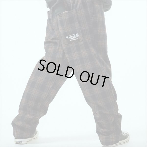 画像8: 【送料無料】KustomStyle カスタムスタイル SUPREME QUALITY '24 CHECK パンツ BLACK/WINE RED (8)