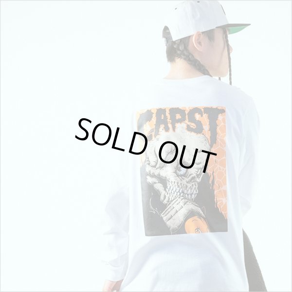 画像8: 【40％OFF】CAPTAIN STREET Skull CTK L/S Tシャツ WHITE キャプテンストリート (8)