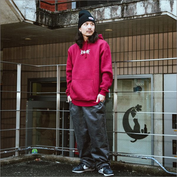 画像15: 【40%OFF】【送料無料】CharlieB チャーリービー DM Logo P/Oパーカー BURGUNDY (15)